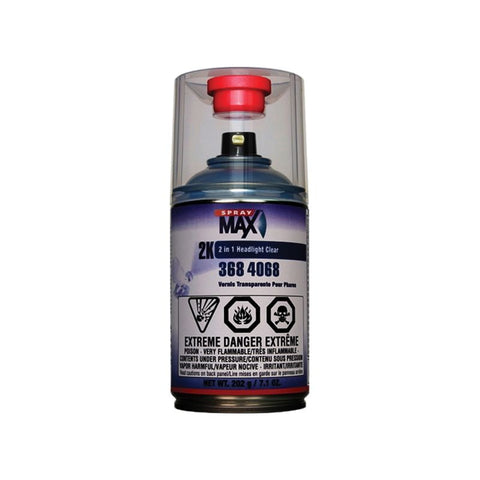 SprayMax 3684068 2K 2-in-1 Headlight Clear Coat - nabinsacestore.shop