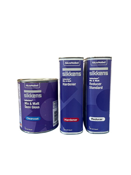 Sikkens Autoclear Mix & Matt Semi-Gloss, 1 Liter Kit w/Hardener and Reducer - nabinsacestore.shop