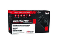 SAS Safety Derma-Pro Medium Black Nitrile Gloves - 66542 - nabinsacestore.shop