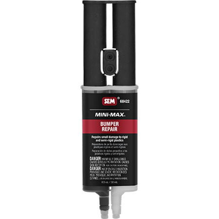 SEM MINI-MAX™ 68422 Low VOC Bumper Repair, 1 oz Cartridge, 5 min Application, 1 hr Curing - nabinsacestore.shop