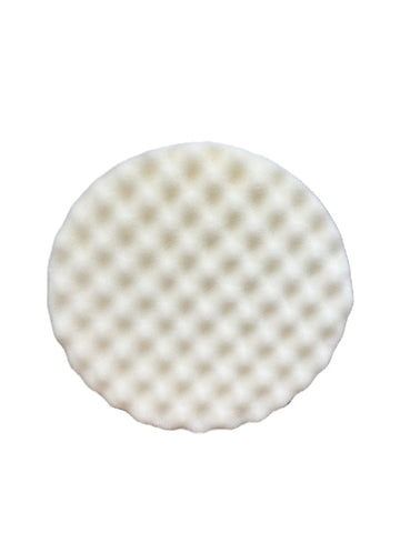 8" Waffle Foam White Compounding Pad (2 PACK) - nabinsacestore.shop