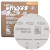 INDASA 6" RHYNOGRIP MESH LINE VACUUM SANDING DISCS - nabinsacestore.shop