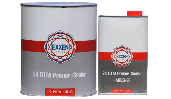 EXXEN COATINGS 2K DTM PRIMER SEALER GALLON W/QT HARDENER