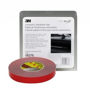 3M Automotive Attachment Tape 7/8 inch X 20 yards 30 mil - 06378 - nabinsacestore.shop