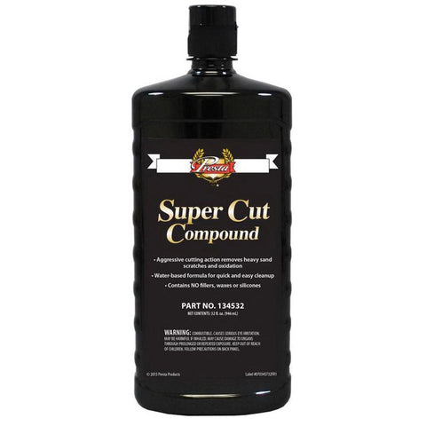 Presta 134532 Super Cut Compound, 32 oz Bottle, Off-White - nabinsacestore.shop