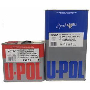 U-Pol 2K HS OVERALL CLEARCOAT 5L, UP2822, 5 Liter with Hardener - nabinsacestore.shop