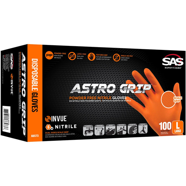 SAS Astro-Grip Nitrile Disposable Glove (Powder-Free) - nabinsacestore.shop