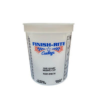 Finish-Rite Quart Paint Mixing Cups with calibrated mixing ratios (box of 100 cups) - nabinsacestore.shop