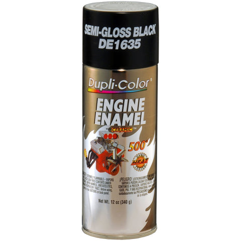 Dupli-Color DE1635 Ceramic Ford Semi-Gloss Black Engine Paint - 12 oz. - nabinsacestore.shop