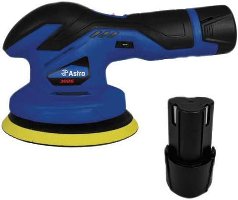 Astro Pneumatic® 3026 Cordless Variable Speed Palm Polisher, 6 in Dia Pad - nabinsacestore.shop