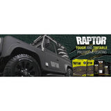 U-Pol 820V Raptor Bed Liner Black 4L Pack with Free Application Gun - nabinsacestore.shop